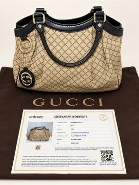 Authentic Gucci GG Canvas Handbag – Certified